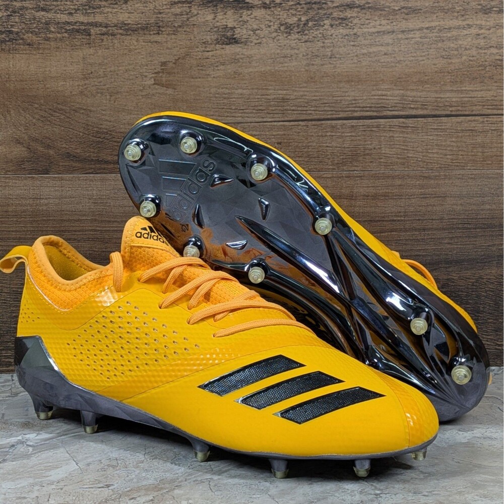 Adidas SM Adizero 5-Star 7.0 Men's 10.5 NFL Yellow Black Football Cleats F36005